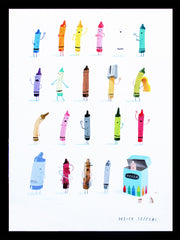 Art Poster - The Crayons