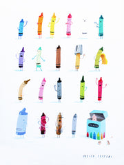 Art Poster - The Crayons