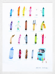 Art Poster - The Crayons