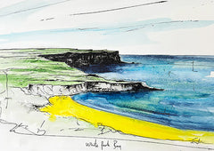 Sketchbook On Paper - White Park Bay