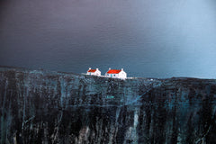 Original - Where The Puffins Roam (Diptych)