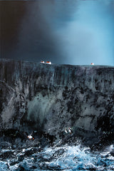Original - Where The Puffins Roam (Diptych)