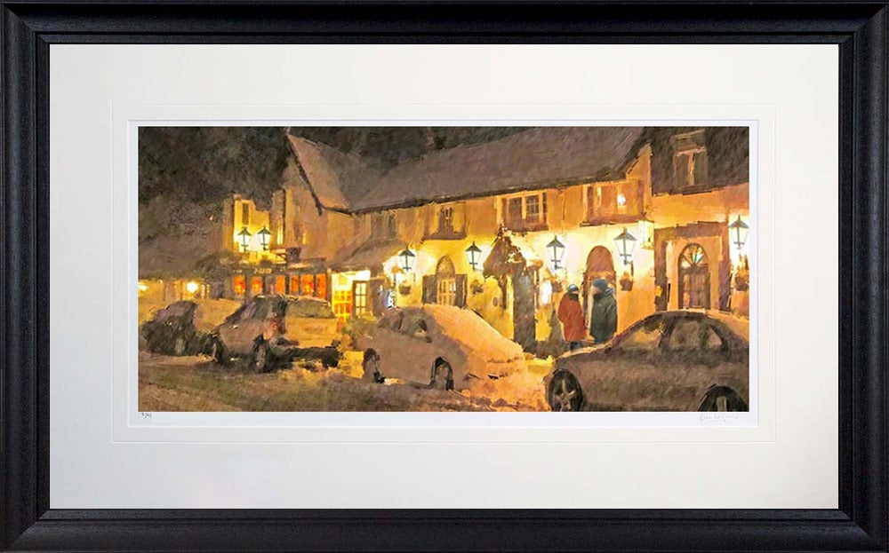 Co Down - A Winter's Tale, Crawfordsburn Frame Black Moulded 71X45