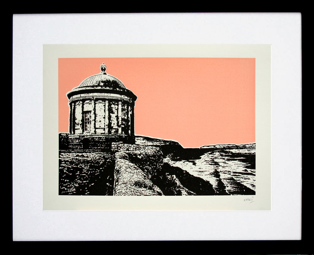 Mussenden Temple In Peach