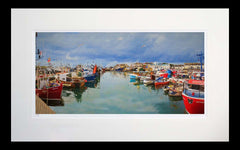 Co Down - A Day Off Portavogie Flat Black Frame