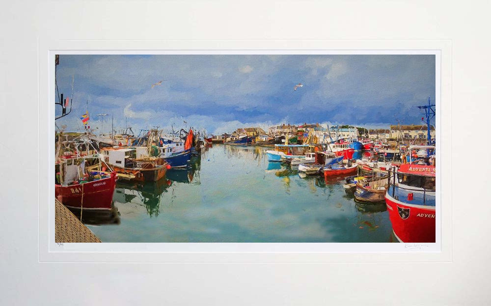 Co Down - A Day Off Portavogie Unframed 71x45