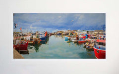 Co Down - A Day Off Portavogie Unframed 71x45