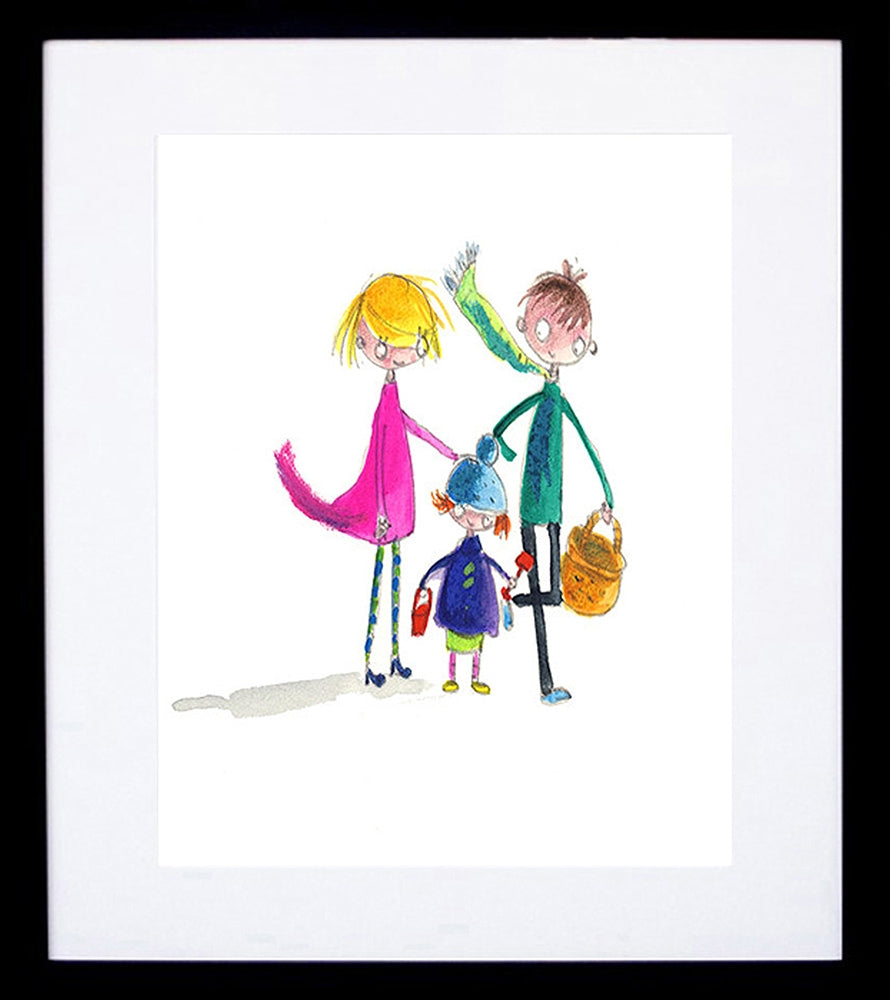 A Day Out Black Frame