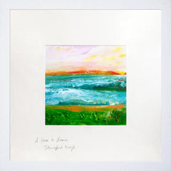 Print - A Place To Dream, Strangford Lough White Frame