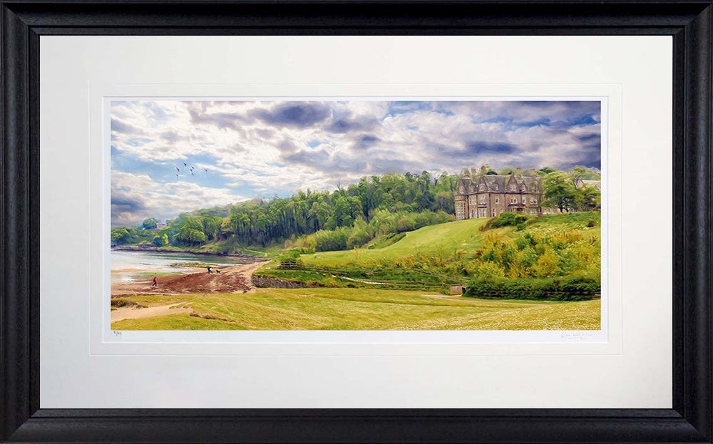 Co Down - A Walk By Crawfordsburn Frame Black Moulded 71X45