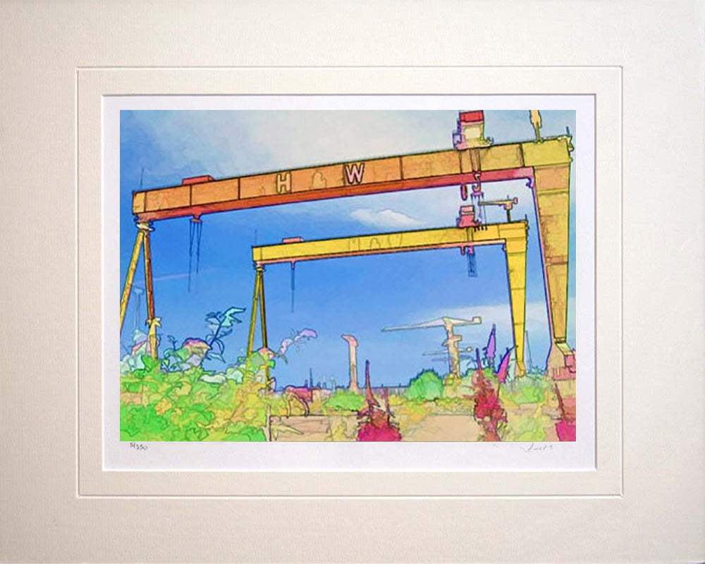 Belfast - Above It All Unframed 36x30