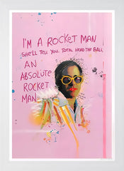Absolute Rocket Man - Flat White Frame