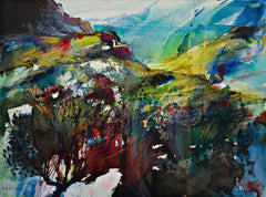 Print - Abstraction Horn Head Unframed