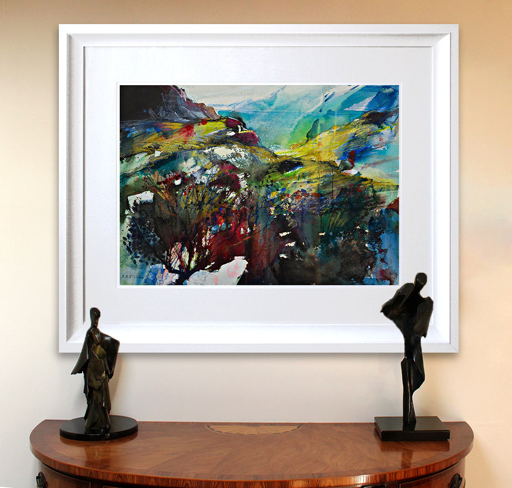 Print - Abstraction Horn Head