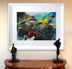 Print - Abstraction Horn Head