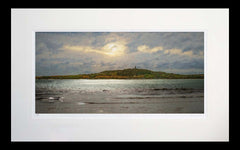 Co Down - Across To Scrabo Flat Black Frame
