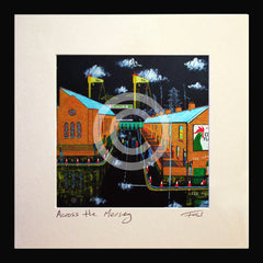 Print - Across The Mersey 15 x 15 Framed