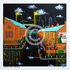 Print - Across The Mersey 40 x 40 Unframed