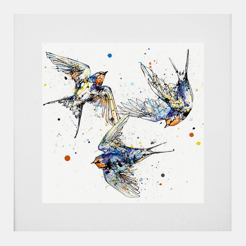 Print Open Edition Animals - Affinity-30 x 30-White Box Frame (With Mount)