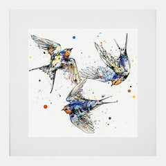 Print Open Edition Animals - Affinity-30 x 30-White Box Frame (With Mount)