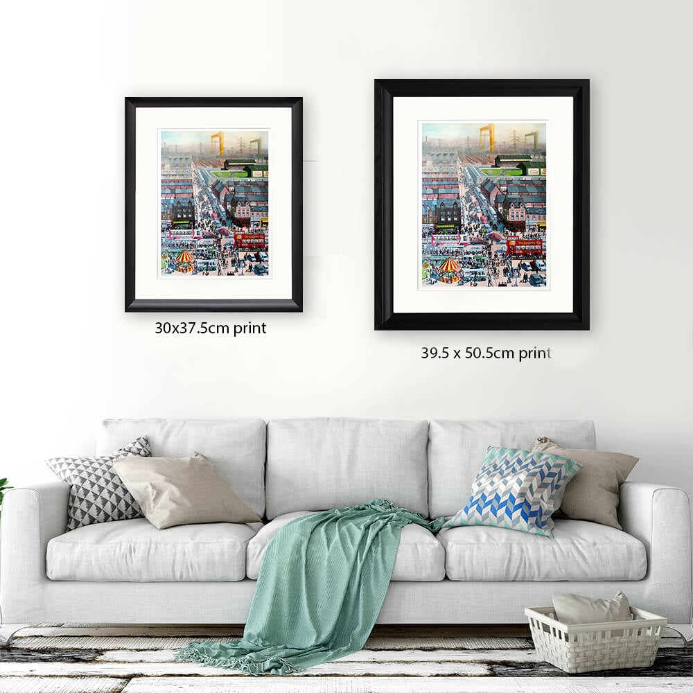 Print - After The Match, East Belfast