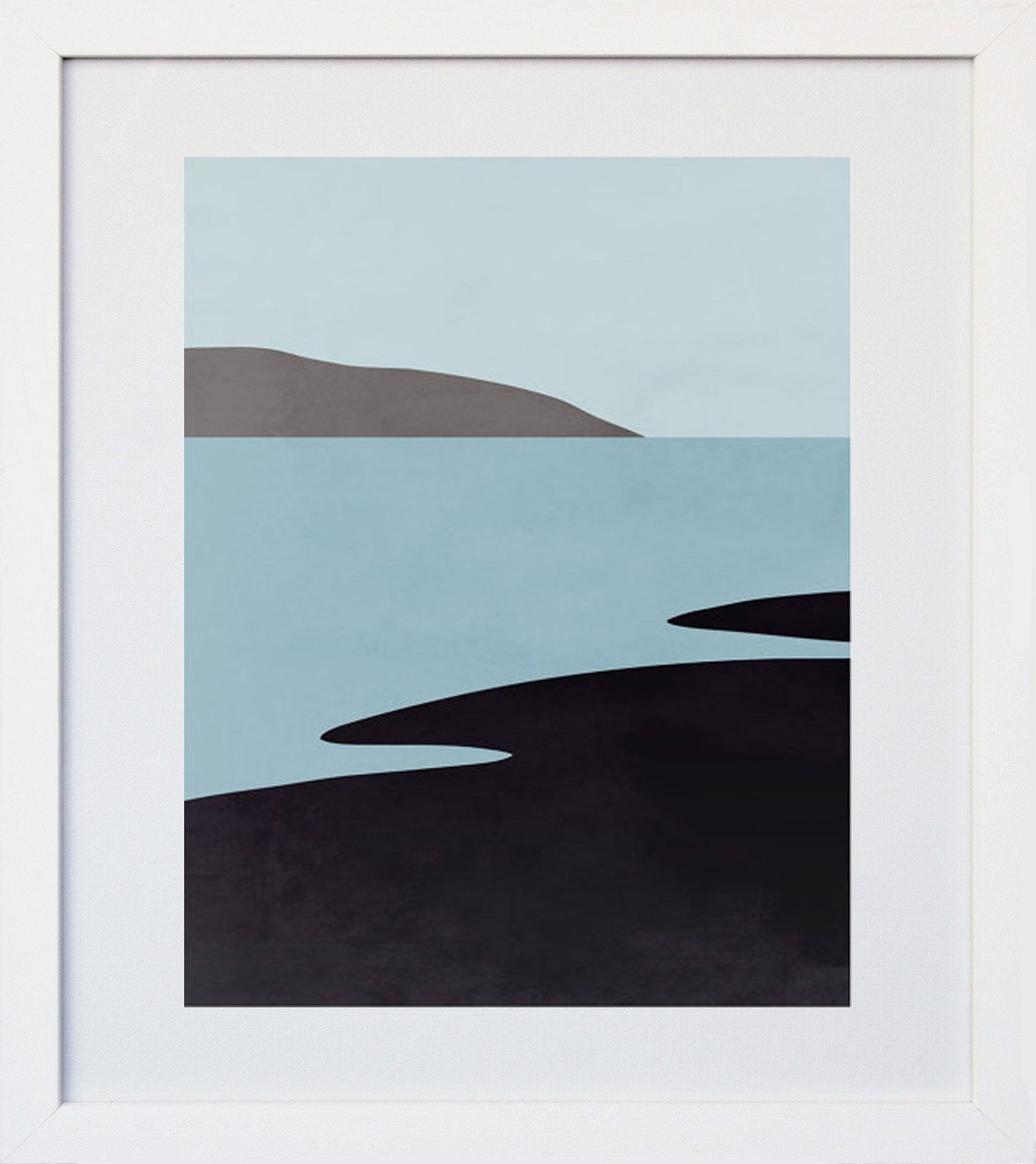 After the Rain White Frame