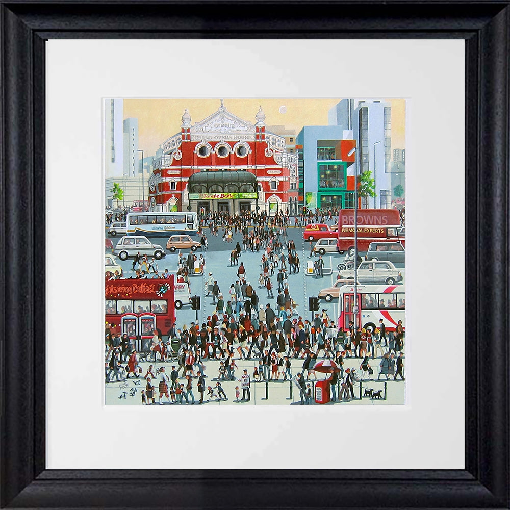 Print - After The Saturday Matinee 49x47.5 Black Frame