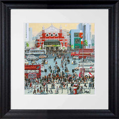 Print - After The Saturday Matinee 49x47.5 Black Frame