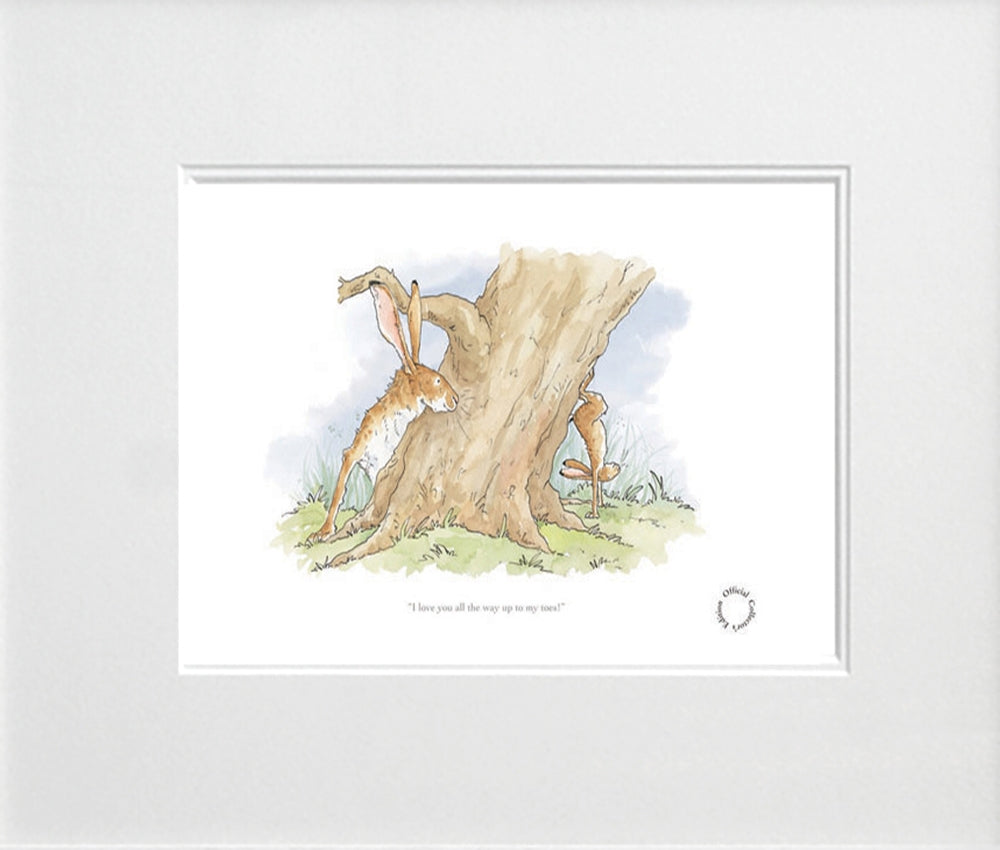 I Love You All The Way Up To My Toes AJ9003 Unframed