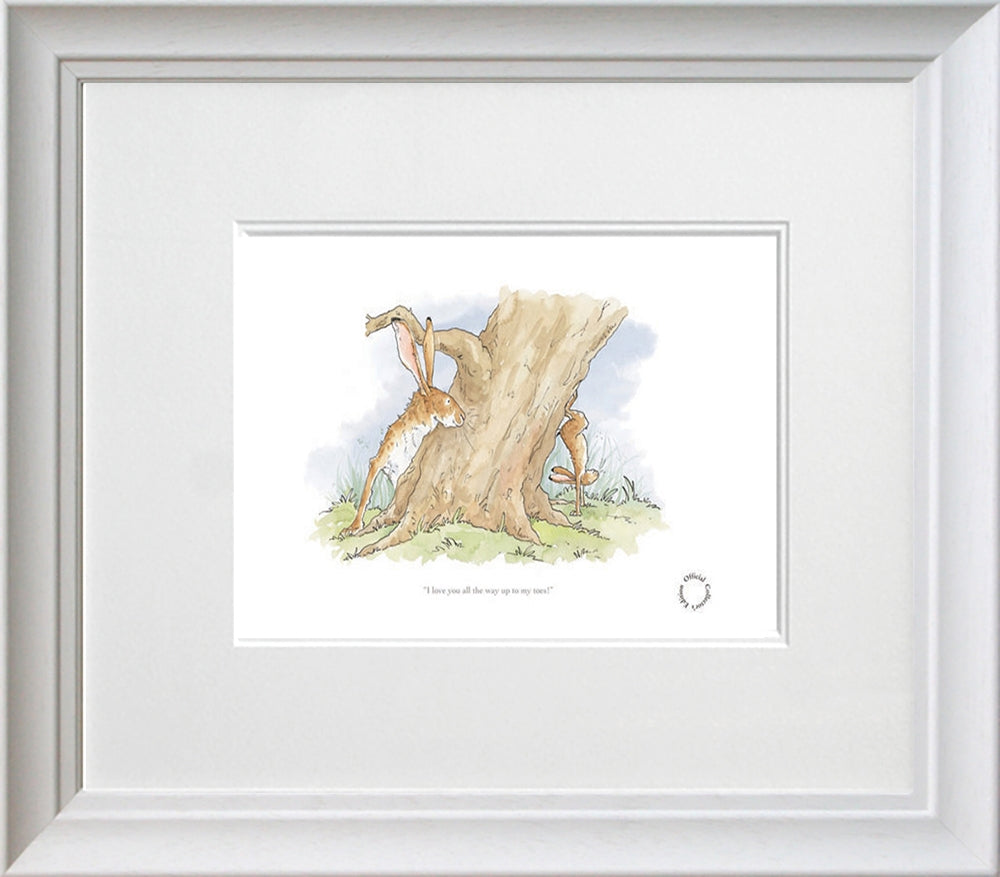 I Love You All The Way Up To My Toes AJ9003 Framed