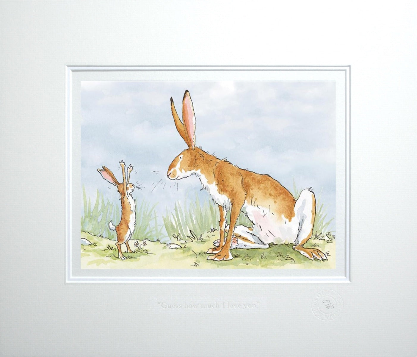 Guess How Much I Love You AJ9304 Unframed