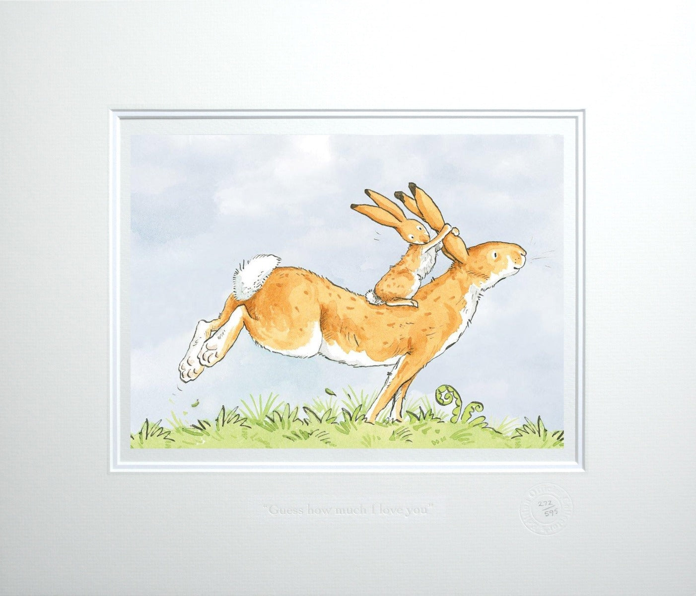 Guess How Much I Love You AJ9306 Unframed