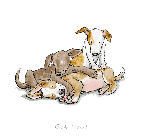Print - A Dog's Life Got You!