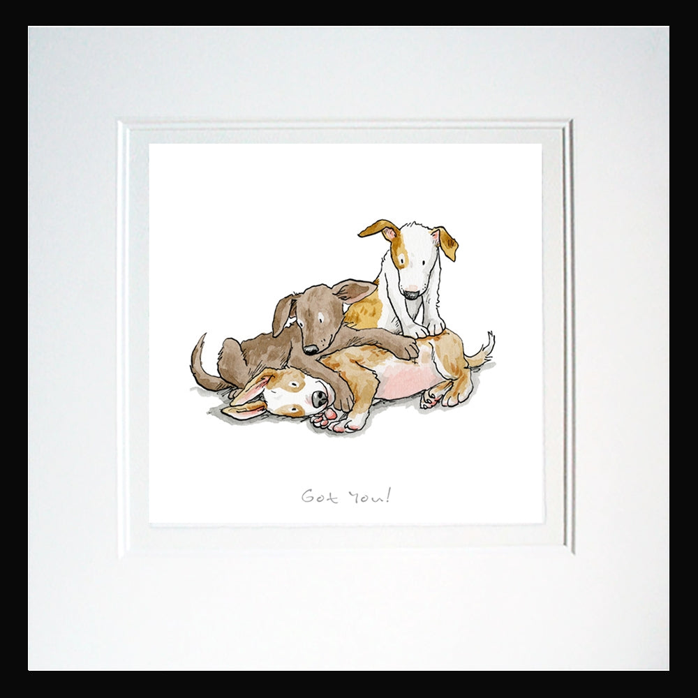 A Dog's Life - Got You! Framed