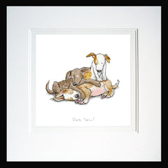 A Dog's Life - Got You! Framed