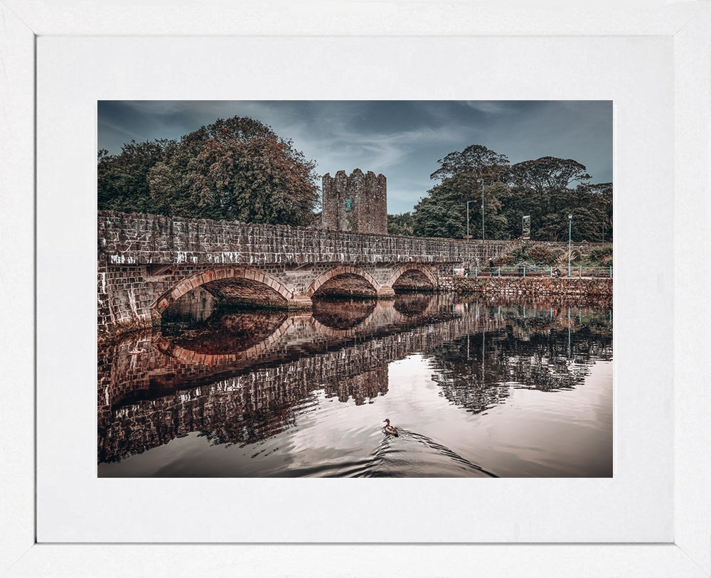 Bridge To The Castle, Glenarm White Frame