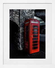 Call At Carnlough White Frame