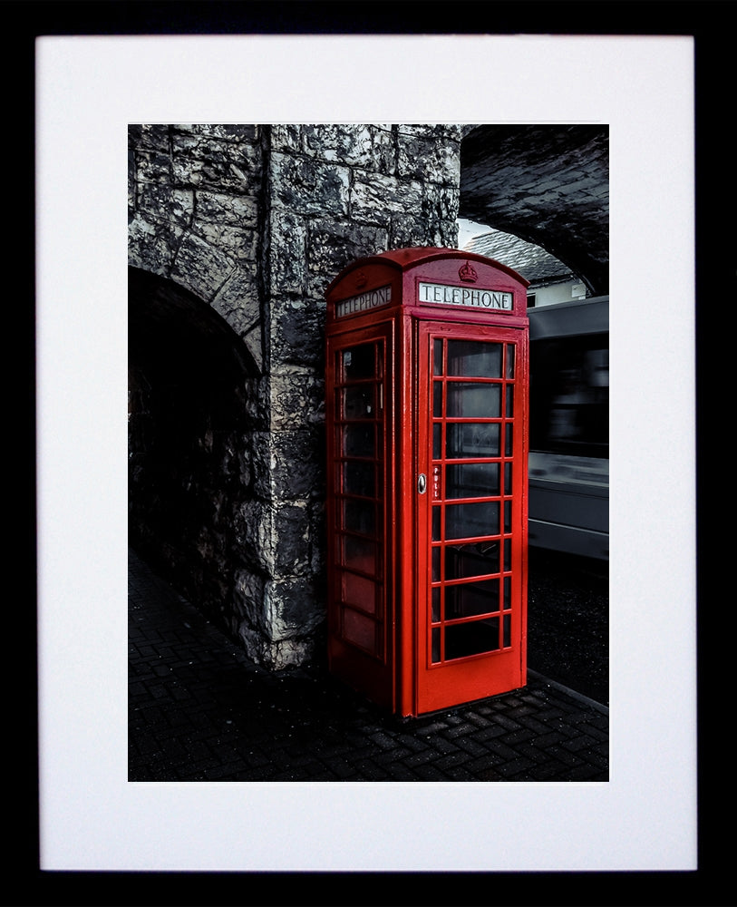 Call At Carnlough Black Frame
