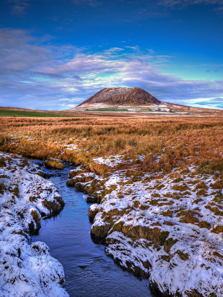 Slemish With A Touch Of Snow Unframed