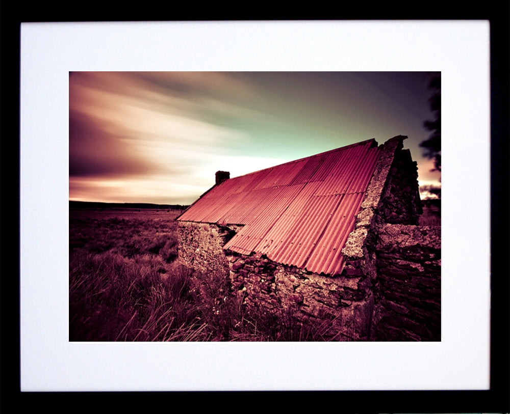 Derelict House, Peat Bog, Co. Derry/Londonderry Framed
