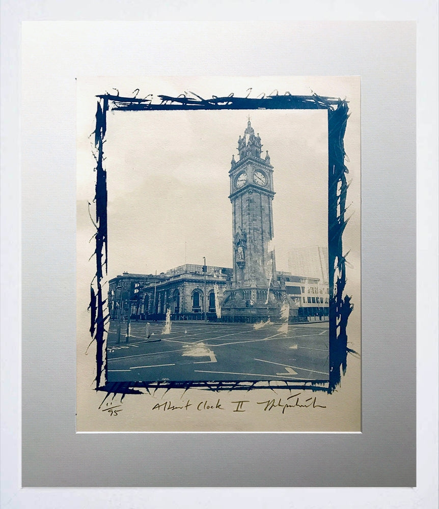 Albert Clock 2 Frame White