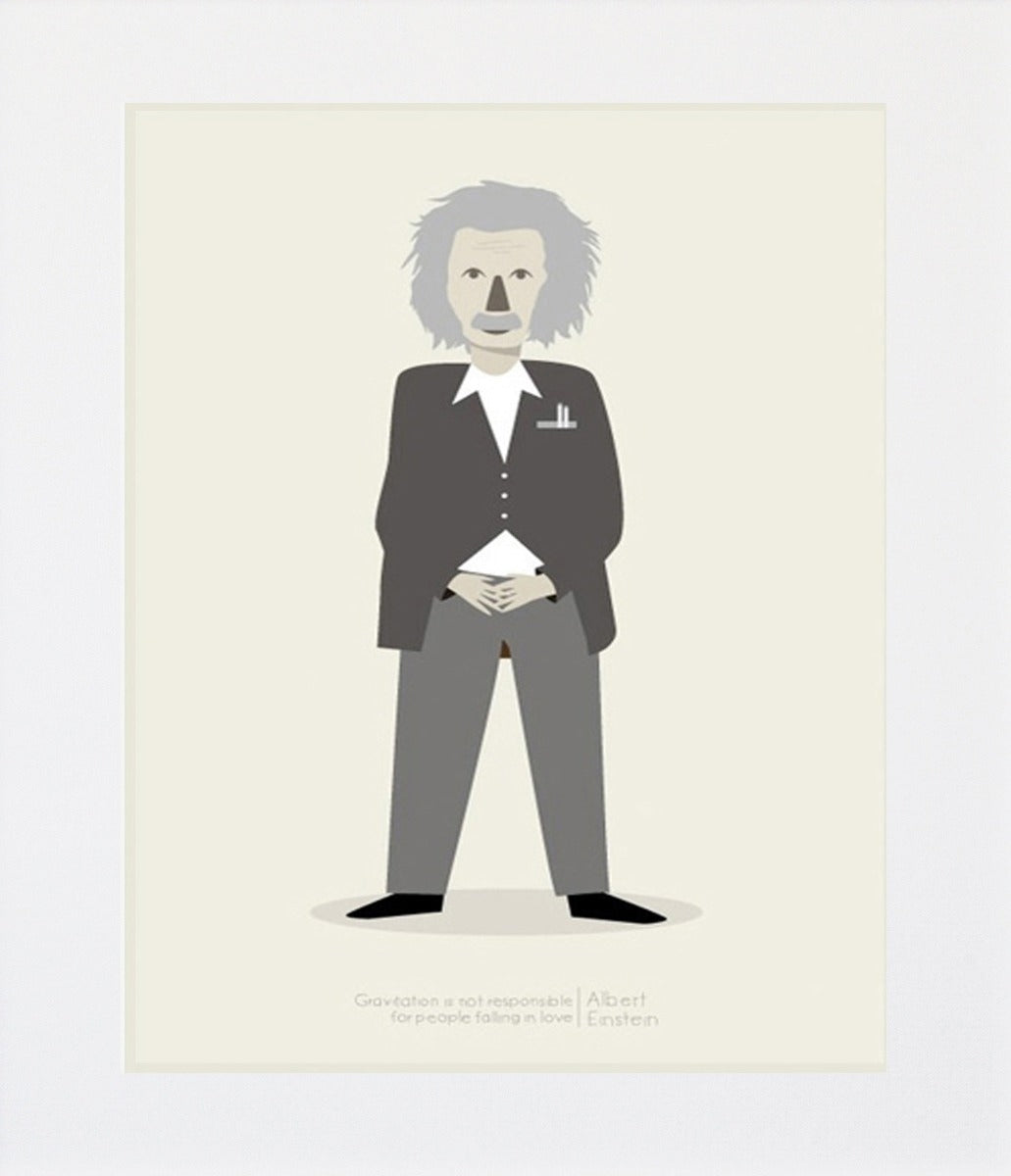 Albert Einstein Unframed