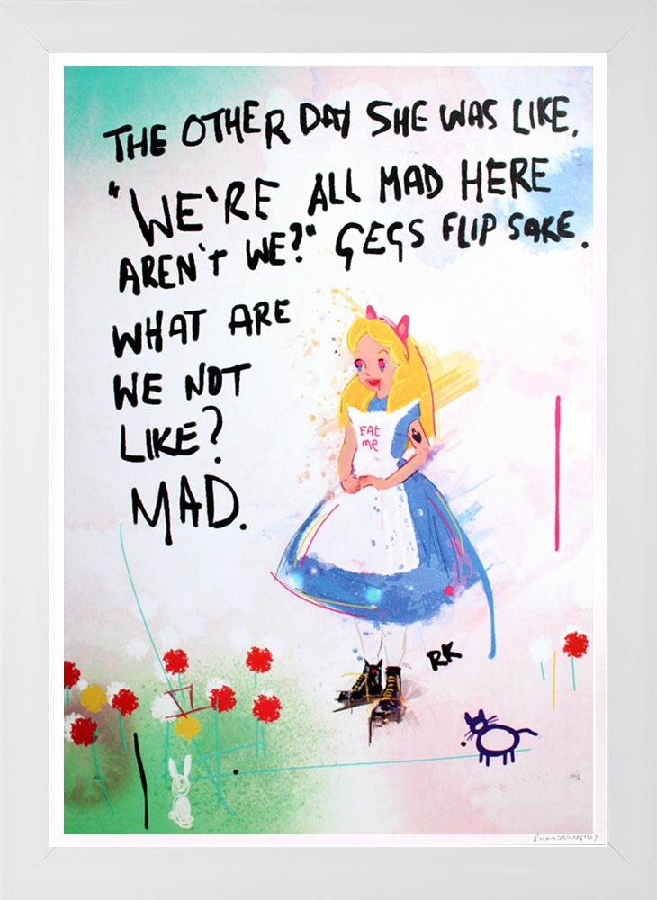 Alice - Flat White Frame