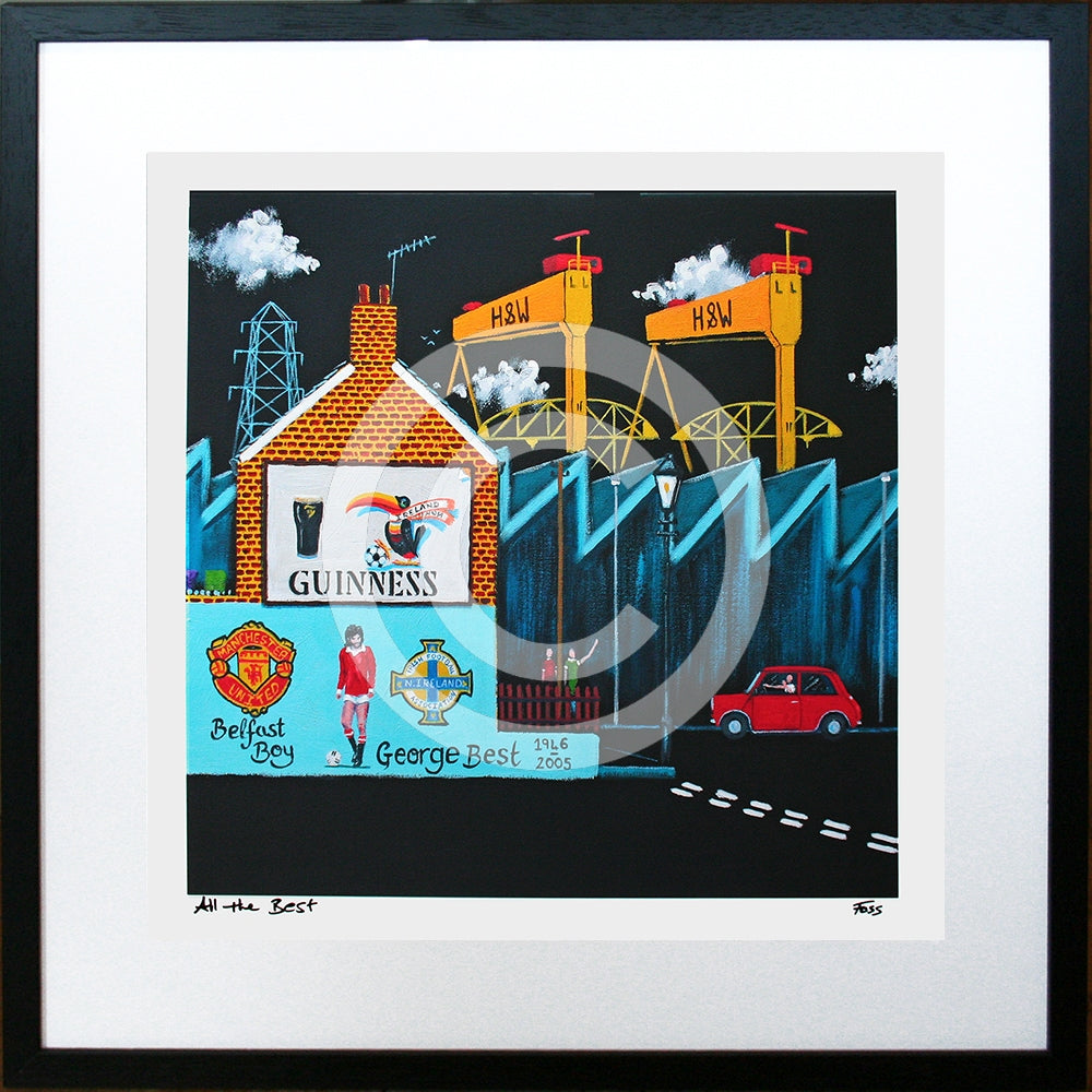 Print - All The Best 40 x 40 Framed