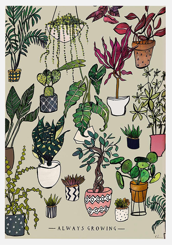 Always Growing Unframed