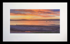 Co Down - Amber Skies, Holywood Flat Black Frame