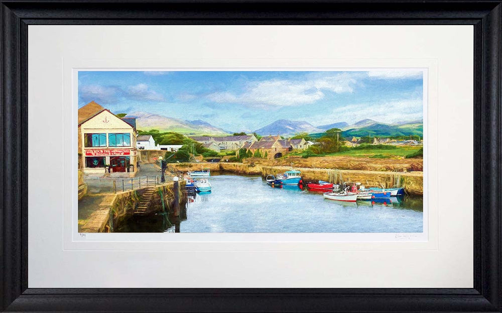 Co Down - Annalong Harbour Frame Black Moulded 71X45