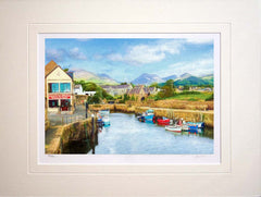 Co Down - Annalong Harbour Unframed 40X30