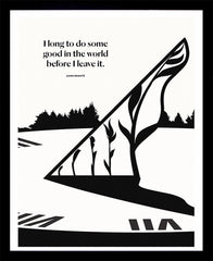 Anne Brontë - I Long to Do Some Good - Black Frame