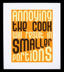 Annoying The Cook Framed
